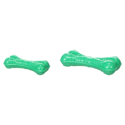 Flamingo Hundespielzeug Tegro Knochen grün Flamingo Hundespielzeug Tegro Knochen grün