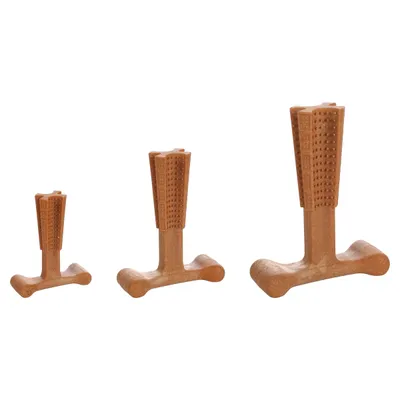 Flamingo Hundespielzeug Nyl'o Bamboo T-Bone mit Rindfleischgeschmack Flamingo Hundespielzeug Nyl'o Bamboo T-Bone mit Rindfleischgeschmack