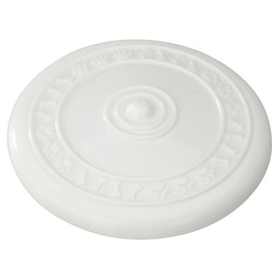 Europet Bernina Hundespielzeug Gummi Frisbee Vanilla weiß