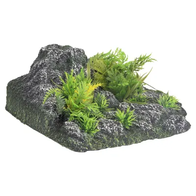 Flamingo Aquarium Dekoration Condroz Felsen + Pflanze Winkel Flamingo Aquarium Dekoration Condroz Felsen + Pflanze Winkel