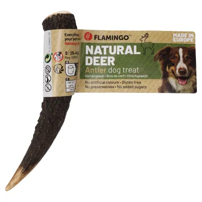 Flamingo Hundesnack Nature Hirschgeweih Hart Flamingo Hundesnack Nature Hirschgeweih Hart