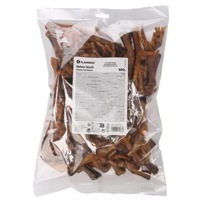 Flamingo Hundesnack Nature Hühnerfüße 800 g Flamingo Hundesnack Nature Hühnerfüße 800 g