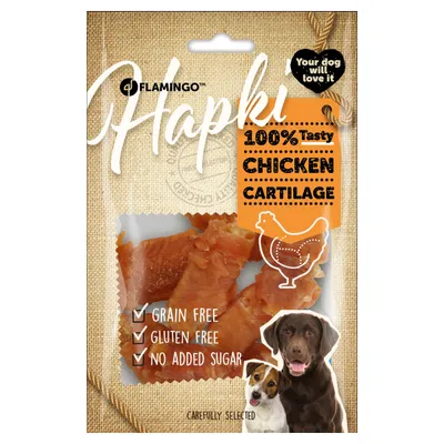 Flamingo Hundesnack Hapki Knorpel mit Huhn Flamingo Hundesnack Hapki Knorpel mit Huhn