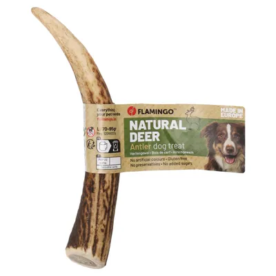 Flamingo Hundesnack Nature Hirschgeweih Hart Flamingo Hundesnack Nature Hirschgeweih Hart