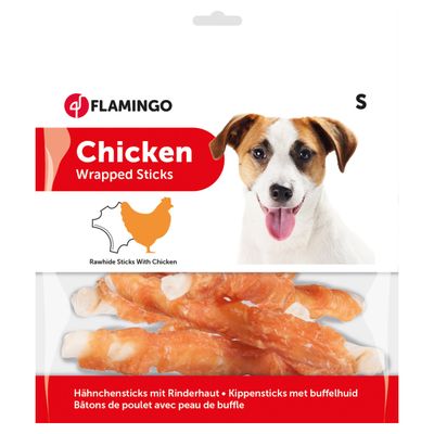 Flamingo Hundesnack Chick'n Wrap Stick 350 g