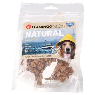 Flamingo Hundesnack Nature Dreiecke mit Lachs