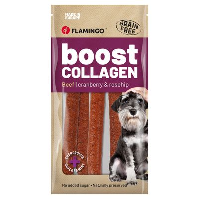 Flamingo Hundesnack Boost Wurst mit Rind & Kollagen 600 g
