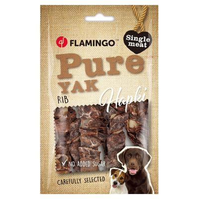 Flamingo Hundesnack Hapki Rippe mit Yak
