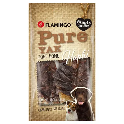 Flamingo Hundesnack Hapki Knochen mit Yak Flamingo Hundesnack Hapki Knochen mit Yak