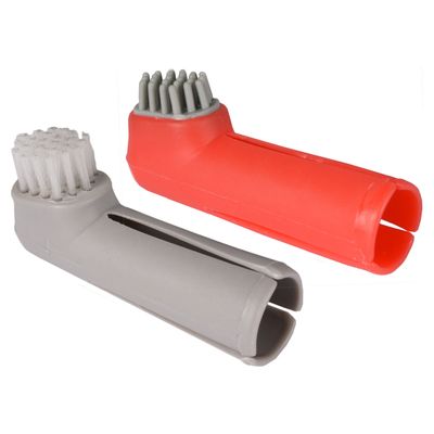 Flamingo Fingerzahnbürsten-Set Dentes