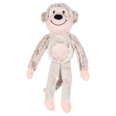 Flamingo Hundespielzeug Munka Affe beige