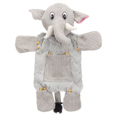 Flamingo Hundespielzeug Hida Elefant Flach grau