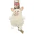 Flamingo Hundespielzeug Flufa Schwein mit Seil beige Flamingo Hundespielzeug Flufa Schwein mit Seil beige