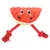 Flamingo Hundespielzeug Bubto Wassermelone mit Seil rot Flamingo Hundespielzeug Bubto Wassermelone mit Seil rot