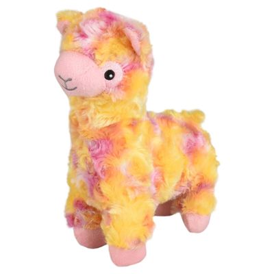 Flamingo Hundespielzeug Lorio Lama Plüsch gelb