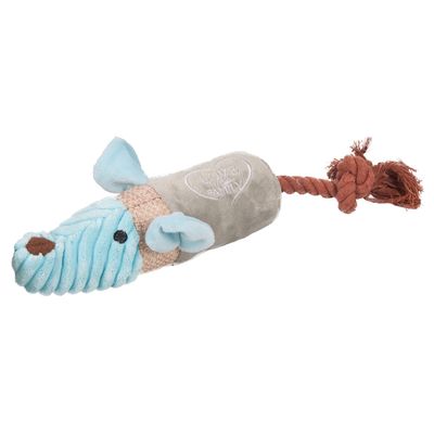 Flamingo Shabby Chic Hundespielzeug Seilschwanz