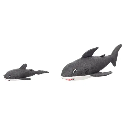 Flamingo Hundespielzeug Flipper Hai grau Flamingo Hundespielzeug Flipper Hai grau