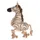 Flamingo Hundespielzeug Vacan Zebra mit Seil beige