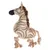 Flamingo Hundespielzeug Vacan Zebra mit Seil beige Flamingo Hundespielzeug Vacan Zebra mit Seil beige