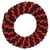 Flamingo Hundespielzeug Movas gewebter Ring rot/schwarz Flamingo Hundespielzeug Movas gewebter Ring rot/schwarz