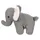 Flamingo Hundespielzeug Britta Elefant grau