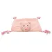 Flamingo Hundespielzeug Poppo Schwein mit Seil rosa