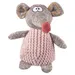 Flamingo Hundespielzeug Maus Stacy rosa/braun