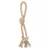 Flamingo Hundespielzeug Kush Zerrseil mit 3 Knoten braun Flamingo Hundespielzeug Kush Zerrseil mit 3 Knoten braun