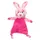 Flamingo Hundespielzeug Kuscheltuch Roza Kaninchen rosa