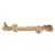 Flamingo Hundespielzeug Kush Doppelseil mit 2 Knoten braun Flamingo Hundespielzeug Kush Doppelseil mit 2 Knoten braun