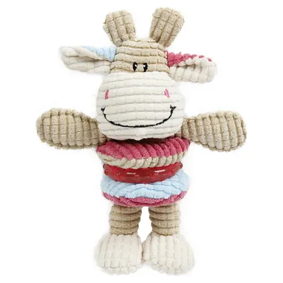 Europet Bernina Hundespielzeug Cow Squeaker & TPR Ring Europet Bernina Hundespielzeug Cow Squeaker & TPR Ring