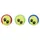 Flamingo Hundespielzeug Tennisball Fluo