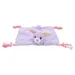 Flamingo Hundespielzeug Kokko Kaninchen mit Seil violett