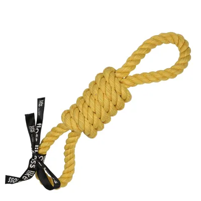 Europet Bernina Hundespielzeug Spielseil 2 Schlaufen „tug life“ gelb Europet Bernina Hundespielzeug Spielseil 2 Schlaufen „tug life“ gelb