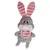 Flamingo Hundespielzeug Pieno Kaninchen mit Latz grau Flamingo Hundespielzeug Pieno Kaninchen mit Latz grau
