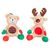 Flamingo Weihnachtsspielzeug Plüsch Corduroy