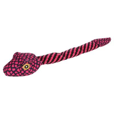 Flamingo Hundespielzeug Monsjo Schlange mit Seil rot Flamingo Hundespielzeug Monsjo Schlange mit Seil rot