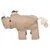 Flamingo Hundespielzeug Wigri Nashorn mit Seil beige Flamingo Hundespielzeug Wigri Nashorn mit Seil beige