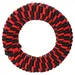 Flamingo Hundespielzeug Movas gewebter Ring rot/schwarz