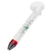 Aqua Della Glasthermometer mit Sauger