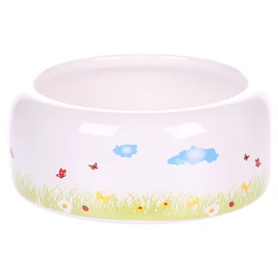 Flamingo Fressnapf Kiki Keramik weiß Flamingo Fressnapf Kiki Keramik weiß