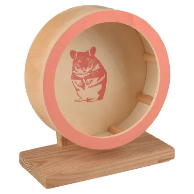 Flamingo Nagerspielzeug Laufrad aus Holz Danco lachsrosa Flamingo Nagerspielzeug Laufrad aus Holz Danco lachsrosa