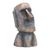 Flamingo Aquariumdekoration Moai