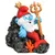 Aqua Della Aquariendekoration Schlümpfe Papaschlumpf als Neptun Aqua Della Aquariendekoration Schlümpfe Papaschlumpf als Neptun