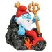 Aqua Della Aquariendekoration Schlümpfe Papaschlumpf als Neptun