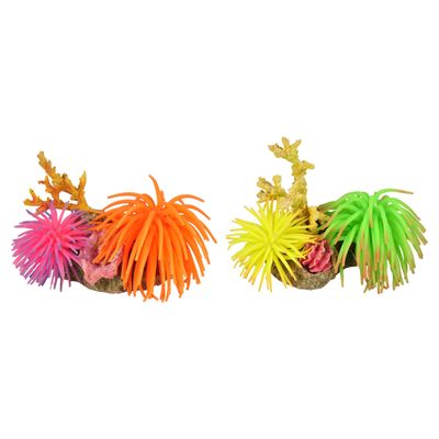 Flamingo Aquarium Dekoration Leo Anemone