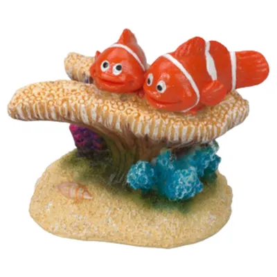Aqua Della Aquariumdekoration Clownfisch mit Koralle Aqua Della Aquariumdekoration Clownfisch mit Koralle