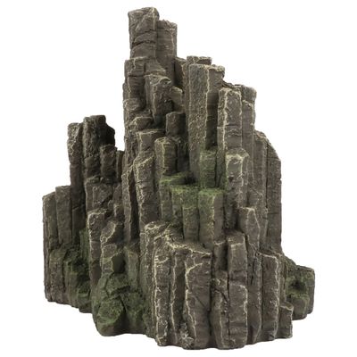 Aqua Della Aquariendekoration Lava Crack Felsen grau