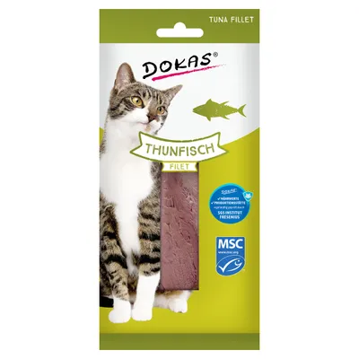 Dokas Thunfisch Filet 22 g - 9 Stück - Sparpaket Dokas Thunfisch Filet 22 g - 9 Stück - Sparpaket