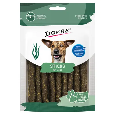 Dokas Sticks mit Alge 105 g - 6 Stück / Sparpaket Dokas Sticks mit Alge 105 g - 6 Stück / Sparpaket